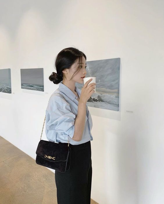 ทรงผม ไอเดียทำผม มวยผมต่ำ ทรงผมเกาหลี กิ๊บติดผม