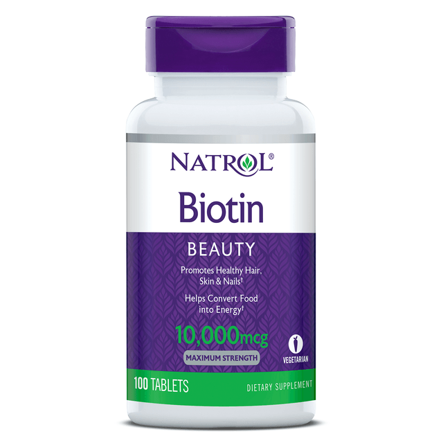 อาหารเสริมบำรุงผม Natrol Biotin Beauty