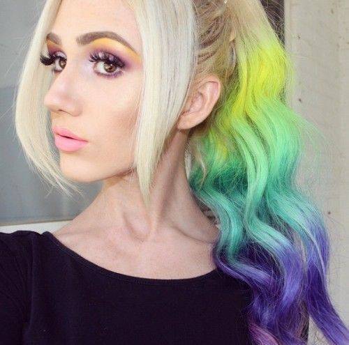 1457930505 169400 half toned rainbow hair