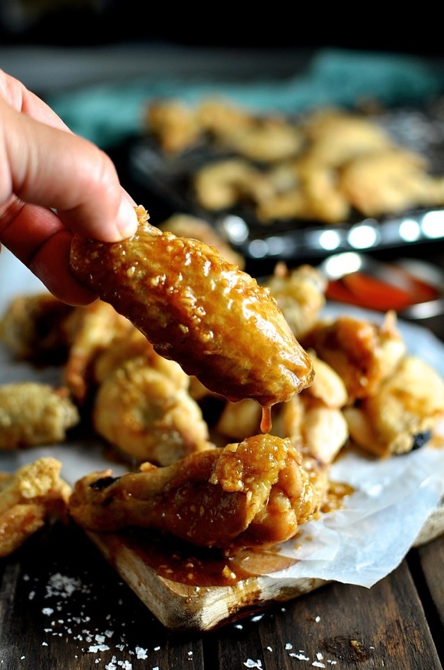 1434426365 crispy oven baked chicken wings honey garlic soy sauce 2