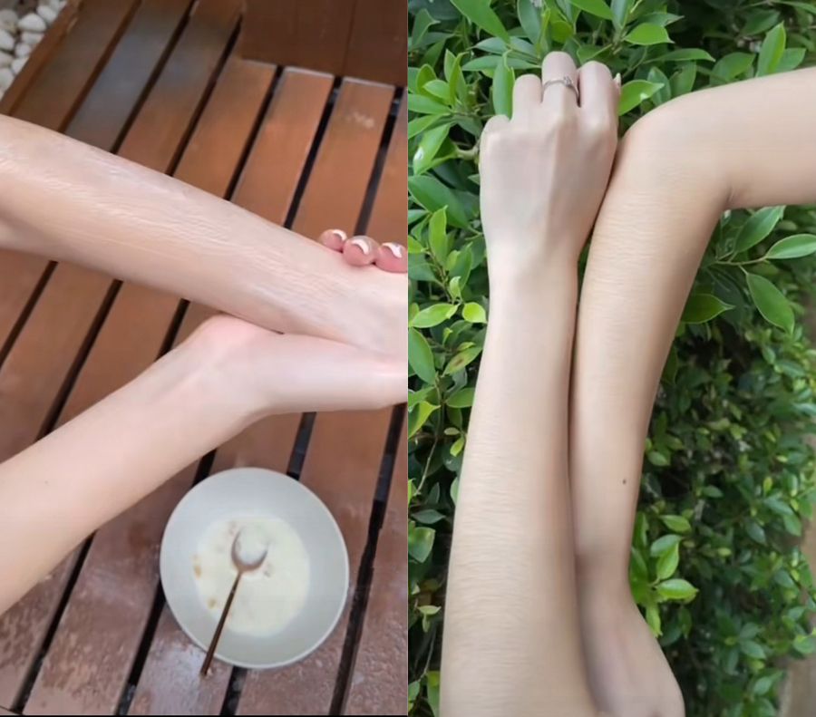ก่อนและหลัง ขัดผิว