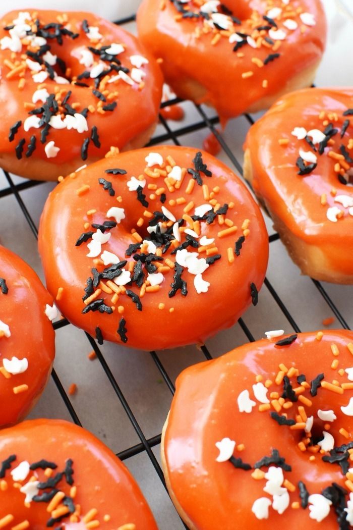 1640752175 orange glazed halloween donuts recipe 1