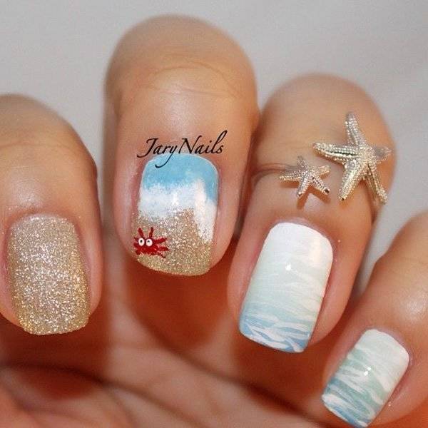1458712300 beach summer nail 48