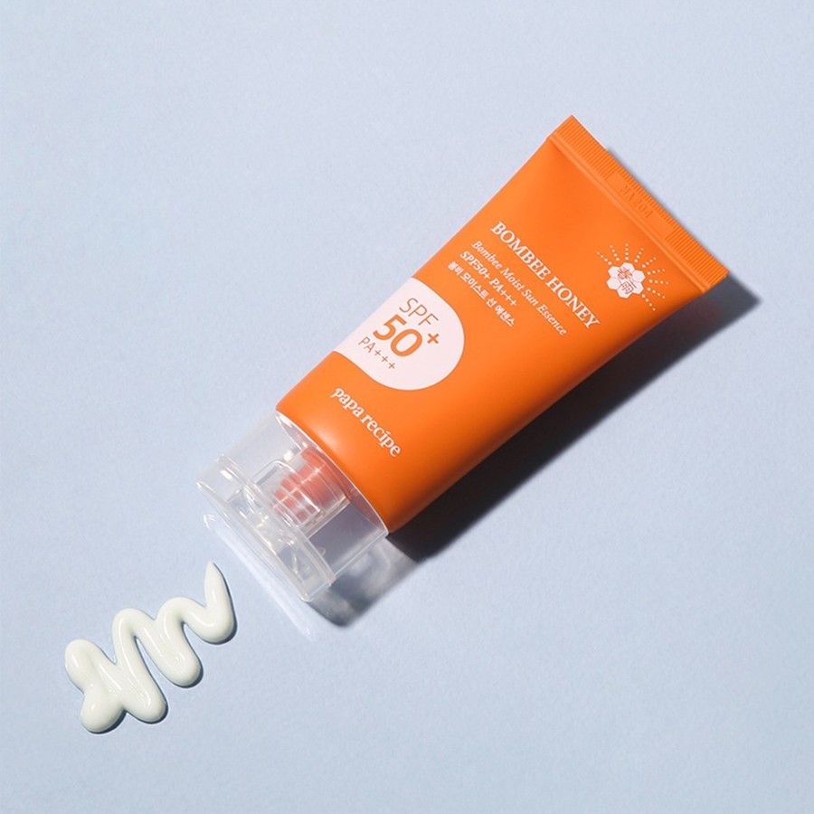 ครีมกันแดดเกาหลี Papa Recipe Bombee Moist Sun Essence