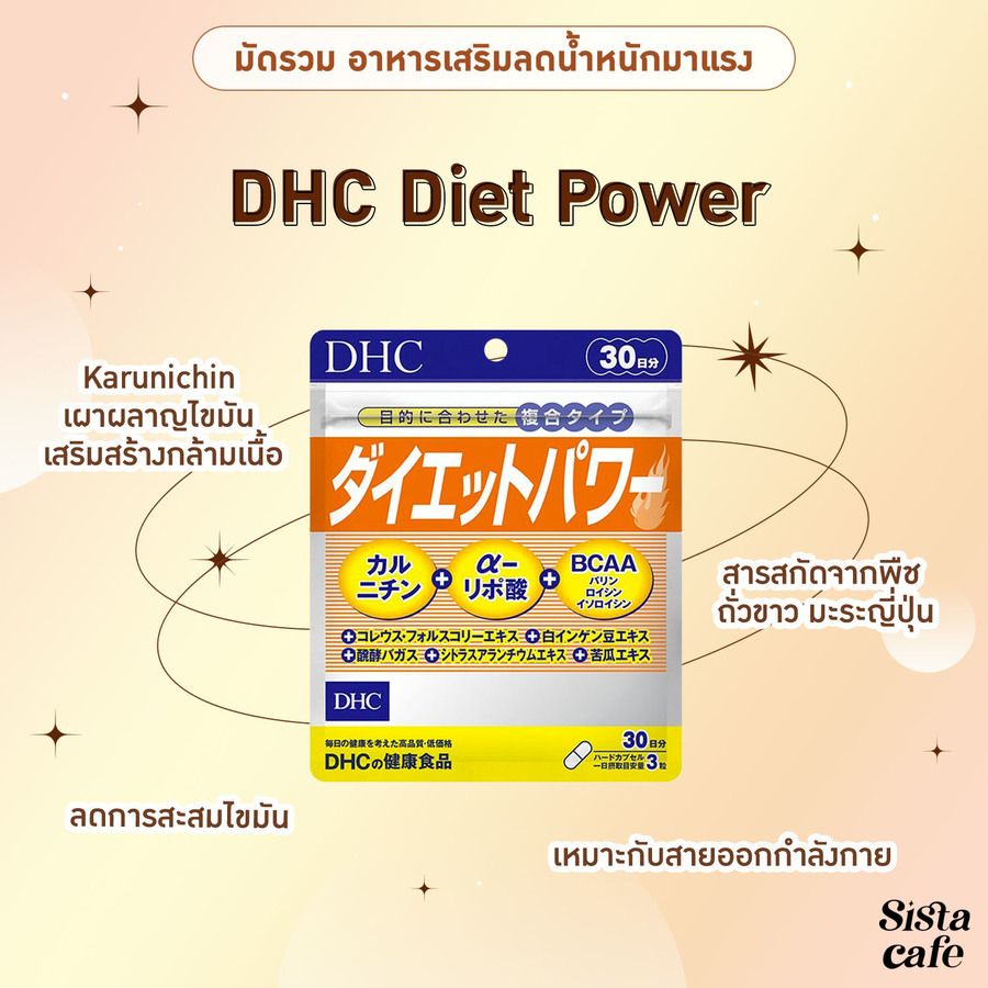 อาหารเสริมลดน้ำหนัก DHC Diet Power
