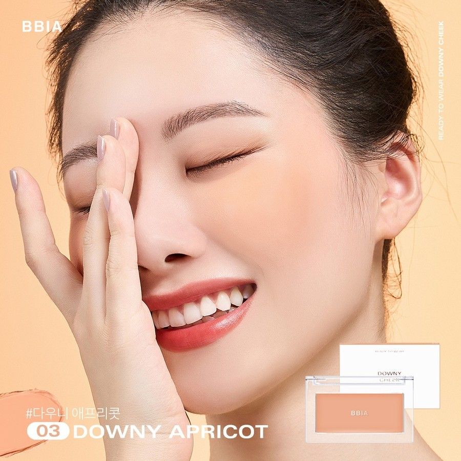 Bbia Ready To Wear Downy Cheek สี 03 Downy Apricot บลัชออนโทนส้มแอปริคอต