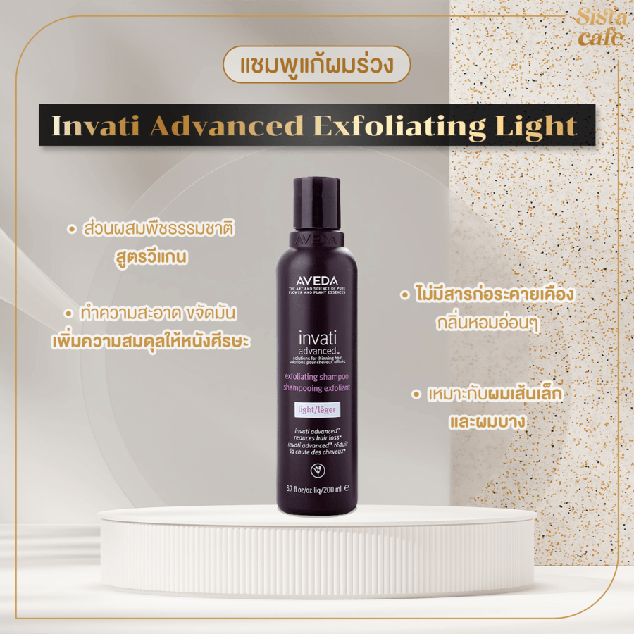 แชมพูลดผมร่วงยี่ห้อ Invati Advanced Exfoliating Light