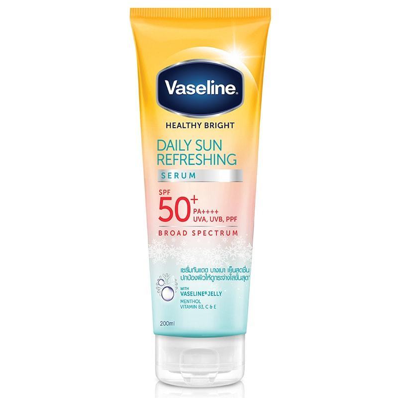 ครีมกันแดดทาตัว Vaseline Healthy Bright Daily Sun Refreshing Serum