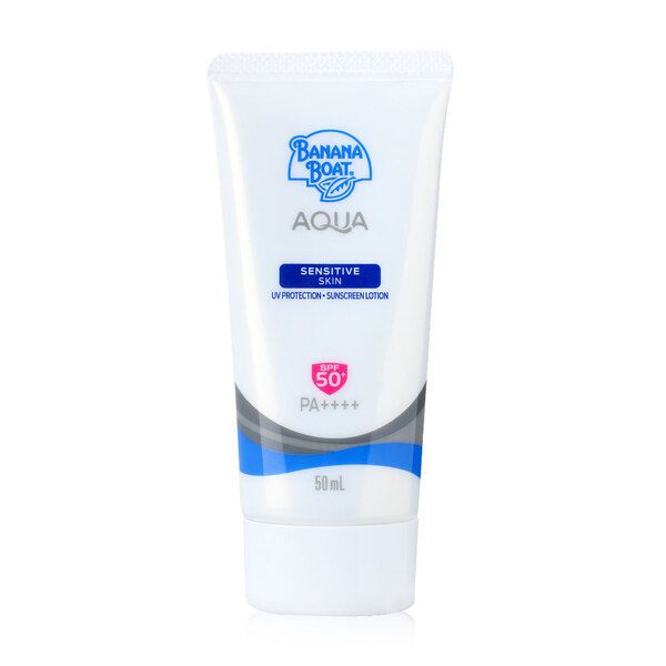 Banana Boat Aqua Sensitive Skin UV Protection Sunscreen Lotion SPF 50+ PA++++