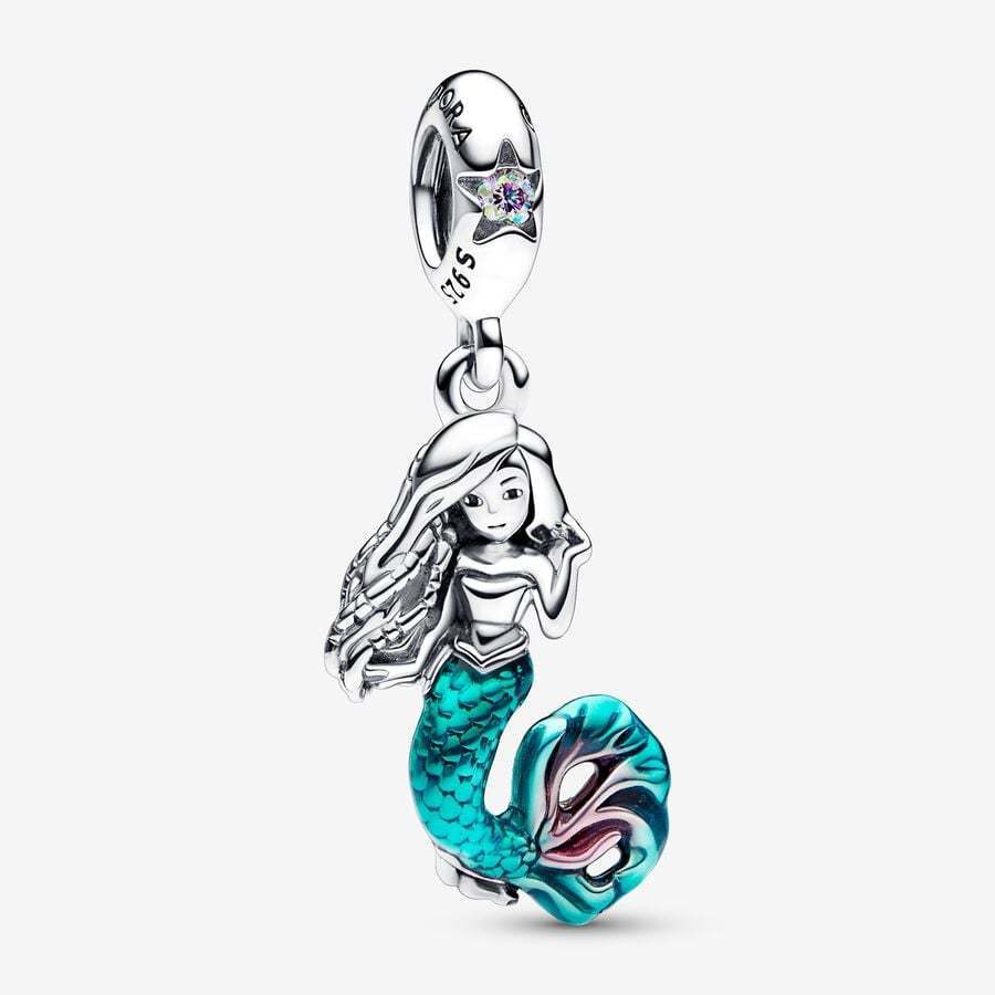 ชาร์มแอเรียล Disney The Little Mermaid Ariel Dangle Charm