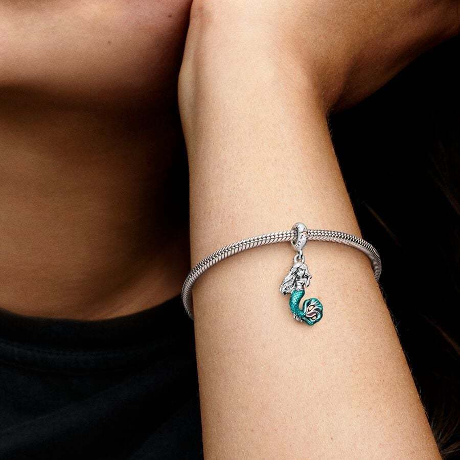 ชาร์มแอเรียล Disney The Little Mermaid Ariel Dangle Charm