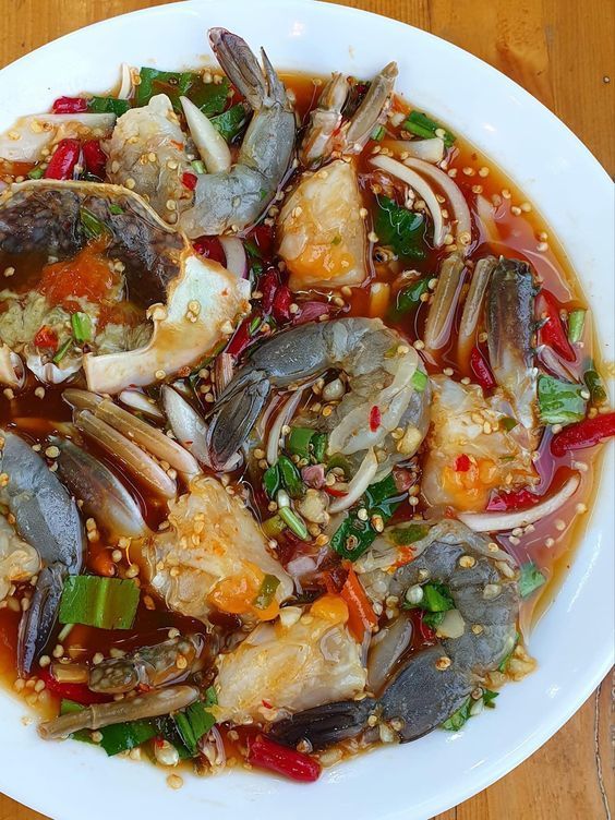 กุ้งแช่น้ำปลา
