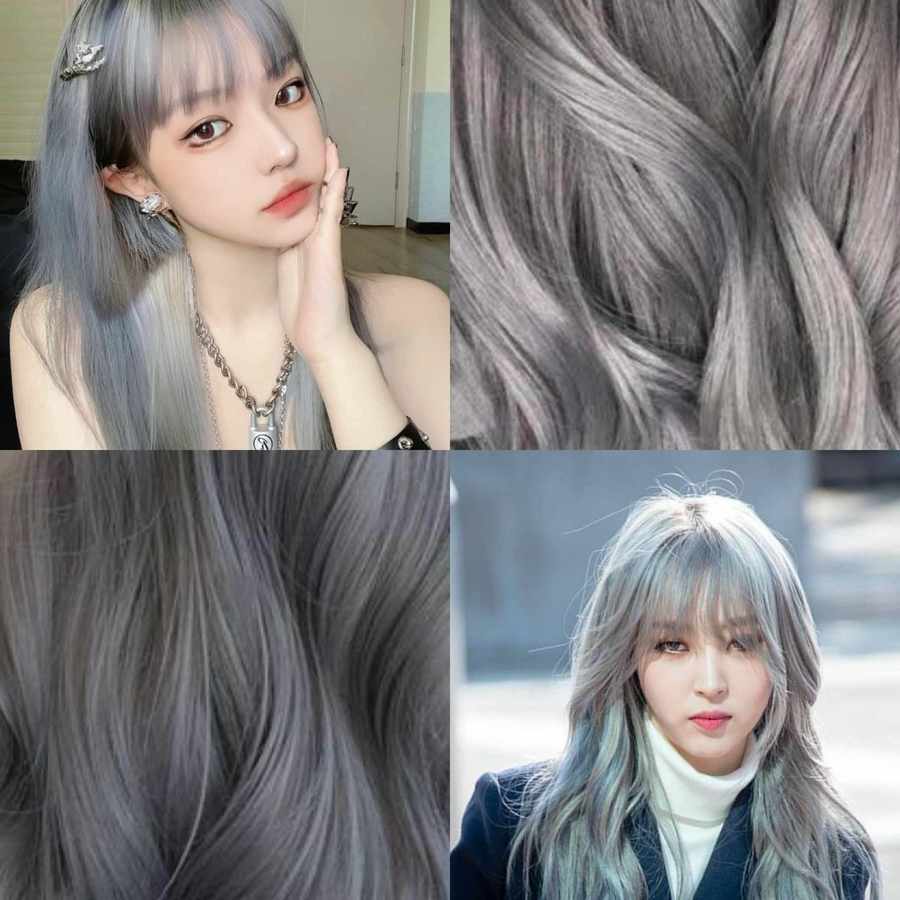 ผมสีเทาหม่น