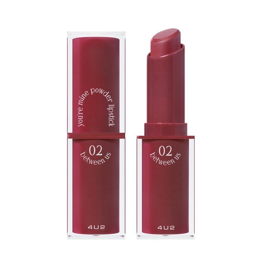 4U2 YOU’RE MINE POWDER LIPSTICK เบอร์ 02 BETWEEN US