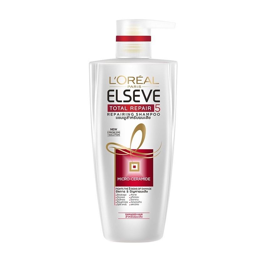 แชมพูแก้ผมเสียL’Oréal Elseve TOTAL REPAIR 5 REPAIRING SHAMPOO