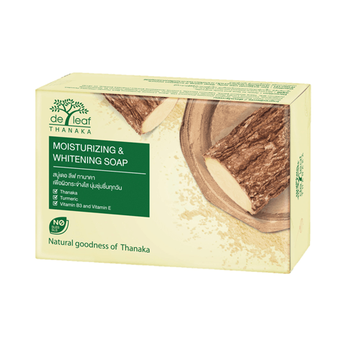 Deleaf Thanaka Moiturizing & Whitening Soap