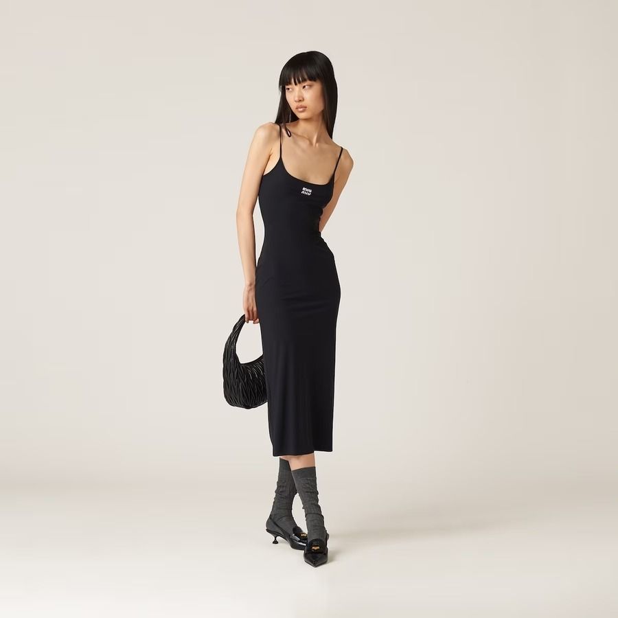 MIUMIU Stretch jersey dress