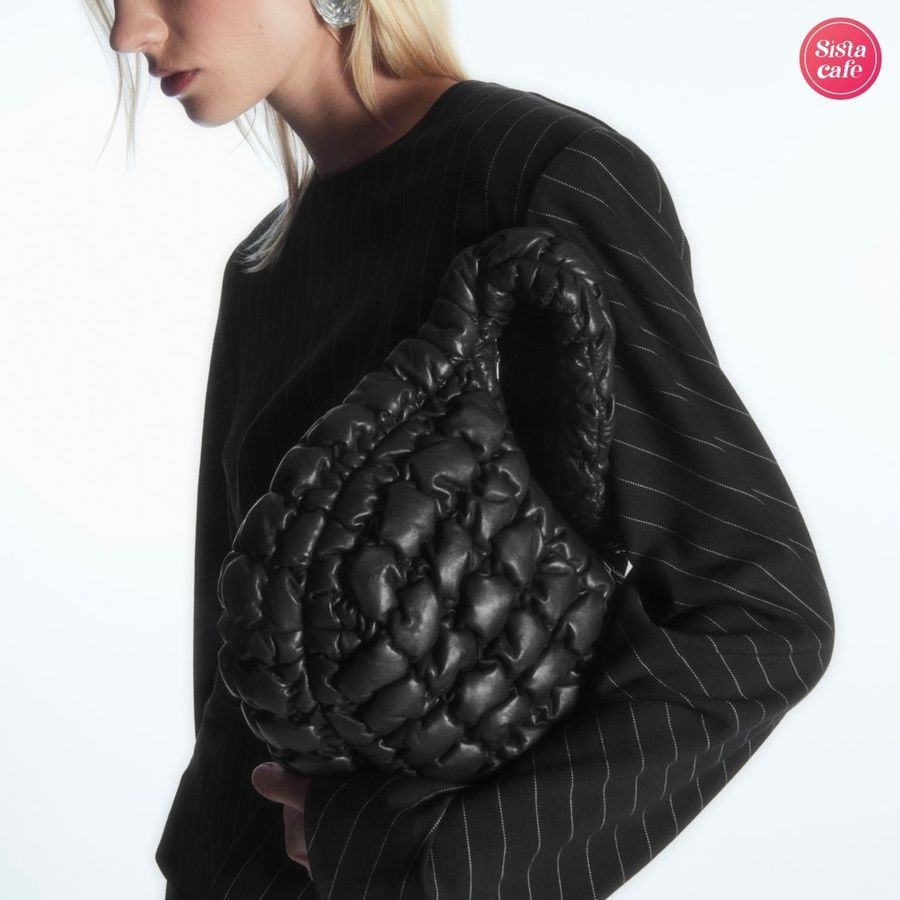 Cos Quilted Leather Bag