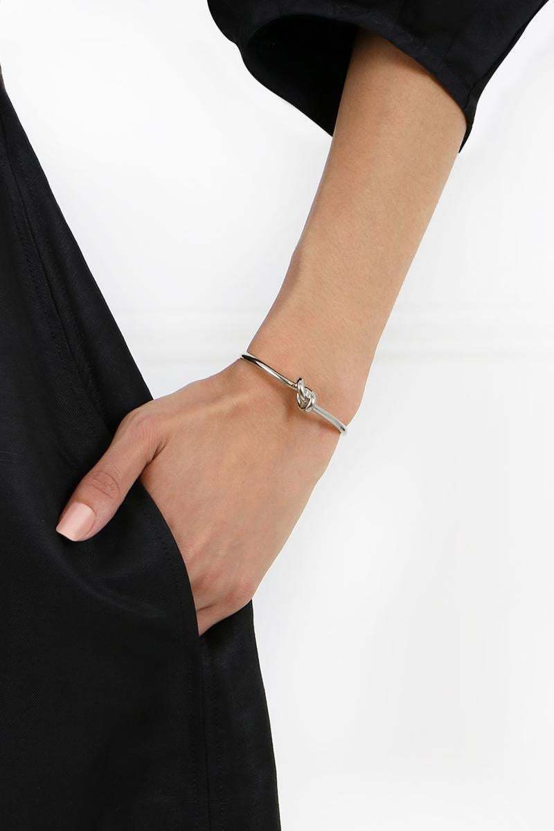 1698450447 celine silver extra thin knot bracelet silver