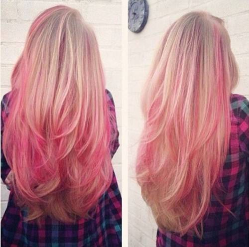 1460655555 pink ombre hair 14