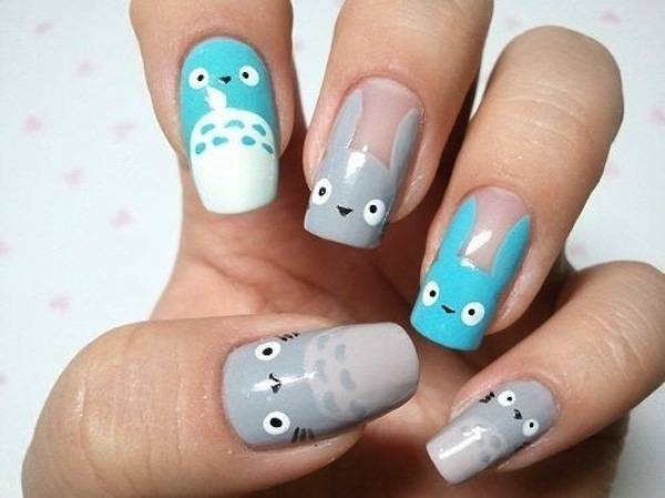 1463291678 nail art designs totoro