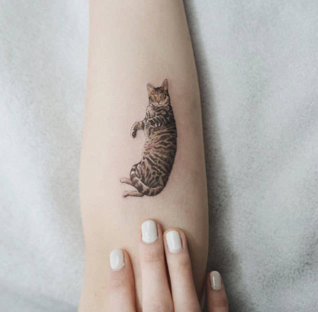 1464866209 realistic cat tattoo design