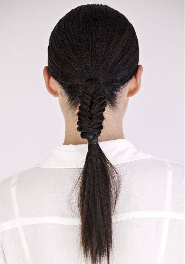 1435725583 low half fishtail ponytail