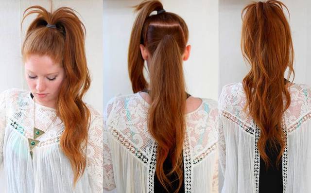 1435725944 quick hairstyles for long hair for school