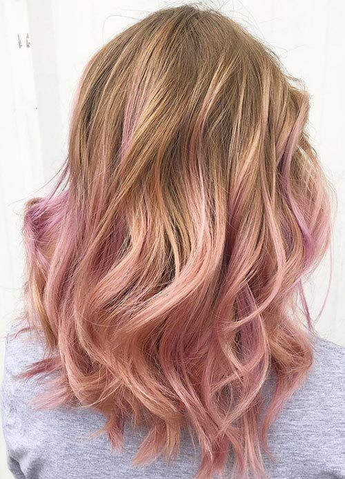 1467481462 rose gold hair colors ideas hairstyles14