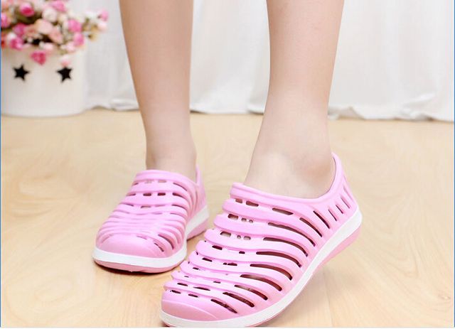 1467709669 2015 fashion women shoe summer casual graden shoes rainy shoes eva beach shoe slippers hole shoes