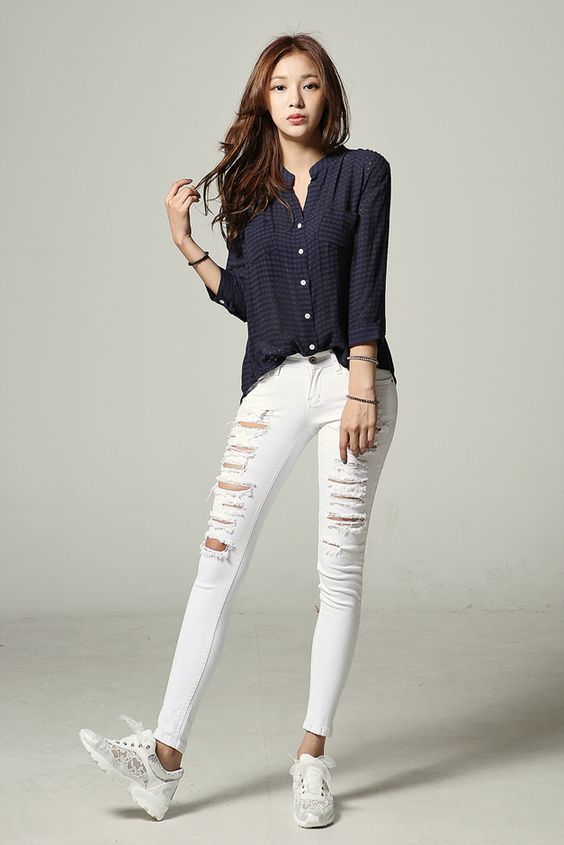 แฟชั่น Skinny Pants