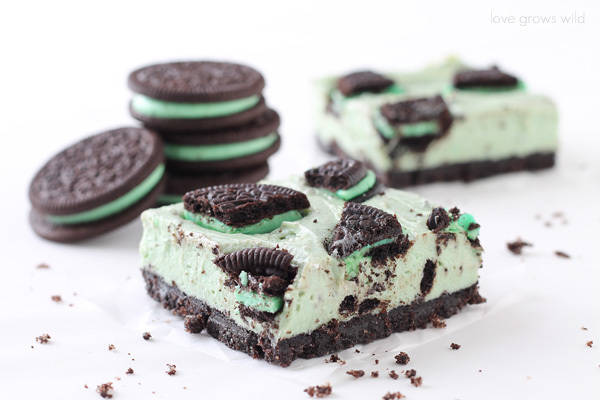 mint oreo cheese cake โอรีโอชีสเค้กรสมินท์