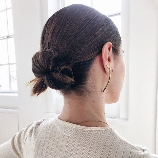 1468516875 9083097 how to emily weisss low double bun tf75c0663