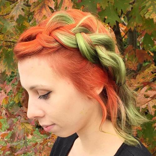 1468851267 18 red hair with green balayage