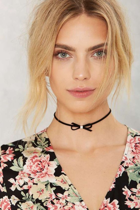 1469229155 choker dainty bow