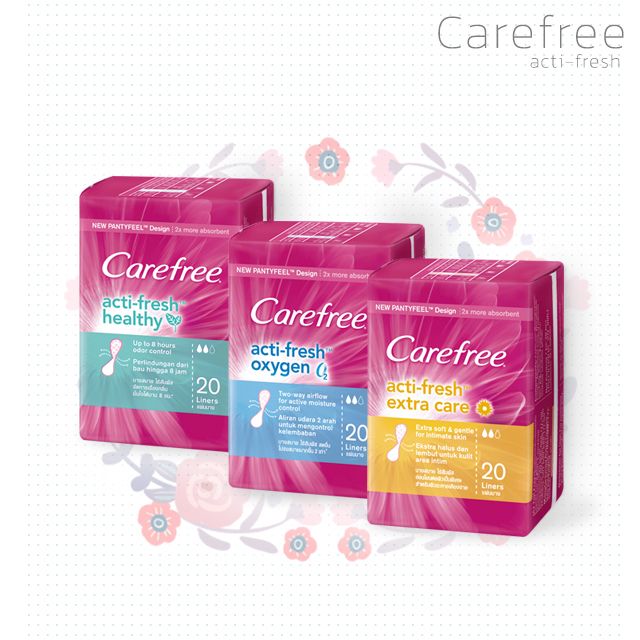 แผ่นอนามัย carefree
