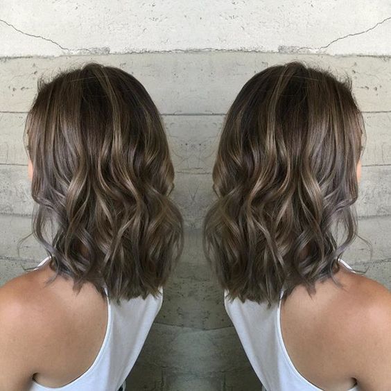smokey ash balayage