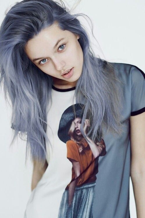 ash blue hair
