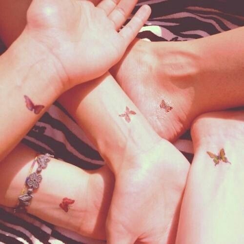1470118294 sisterly love butterfly tattos 1