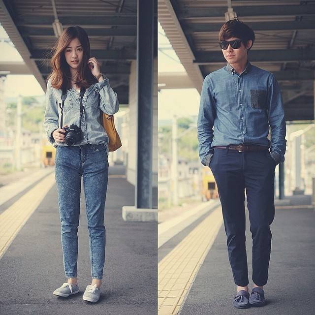 แฟชั่นชุดคู่ ยีนส์ เดนิม เท่ๆ