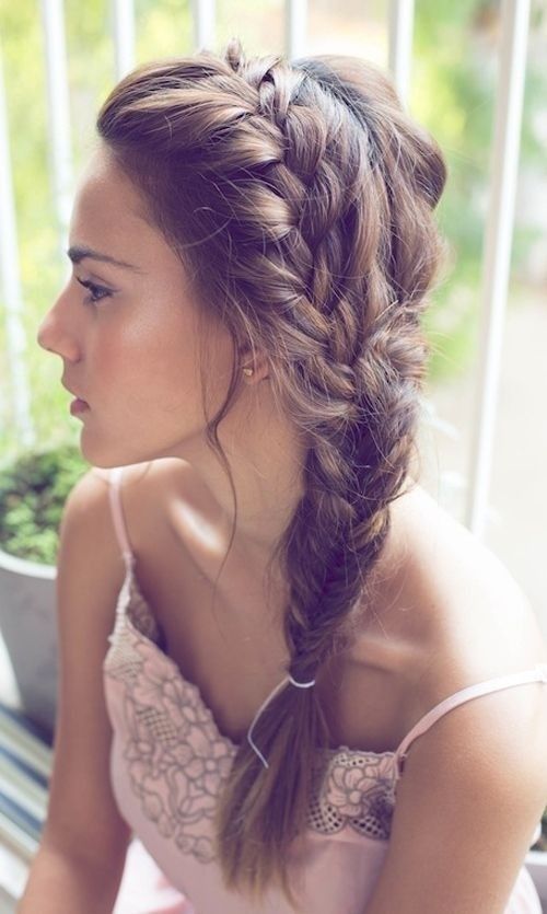 1470204925 side braid hairstyle for long hair summer hairstyles ideas