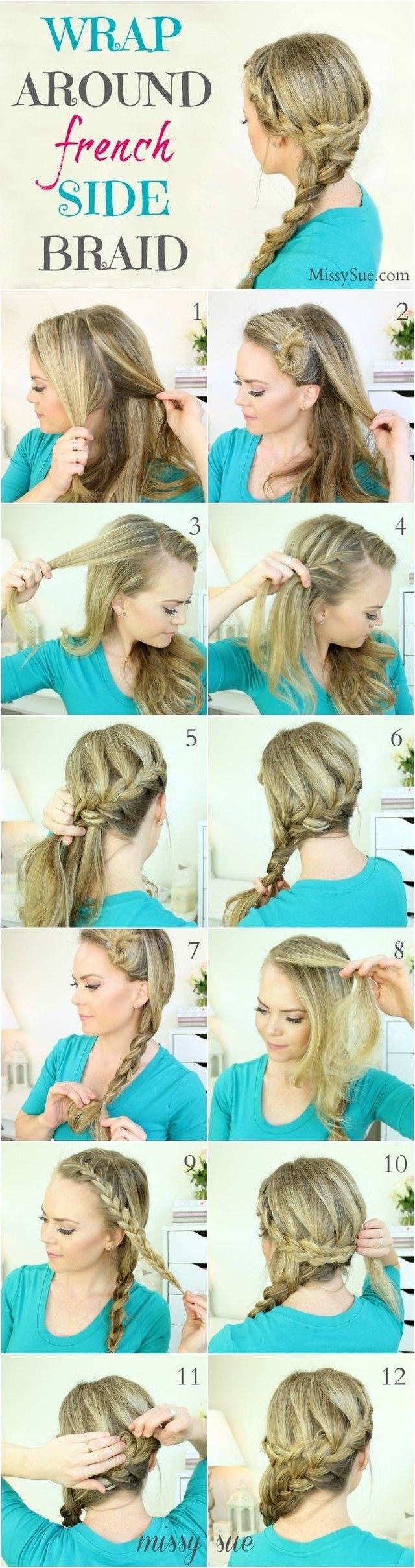 1470205025 wrap around french side braid hairstyle tutorial