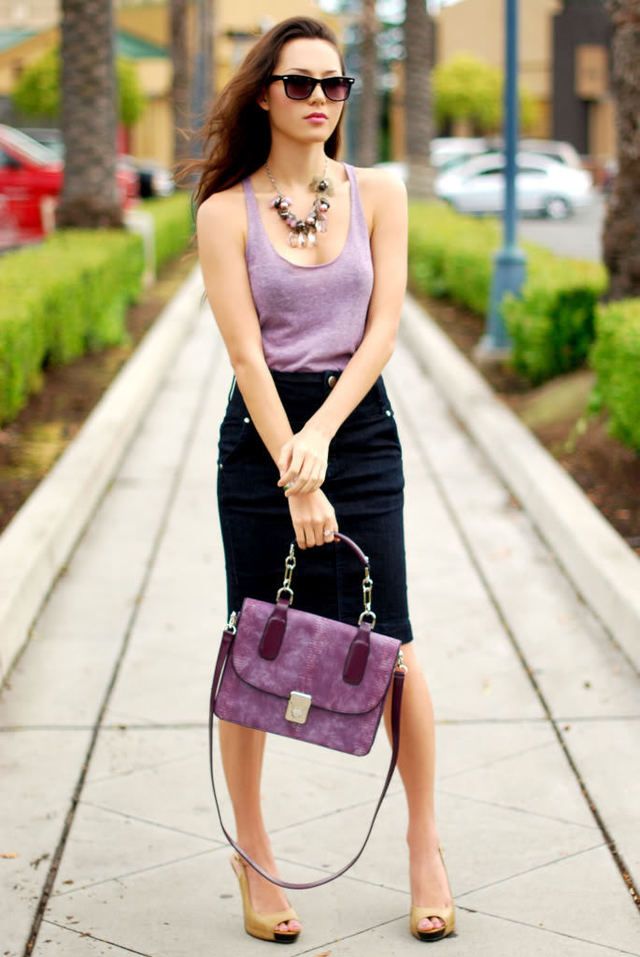 1470207489 3. lavender bag with tank top and skirt
