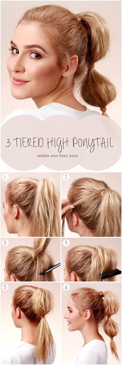 1470499380 cute everyday hairstyles tutorials 3 tiered high ponytail