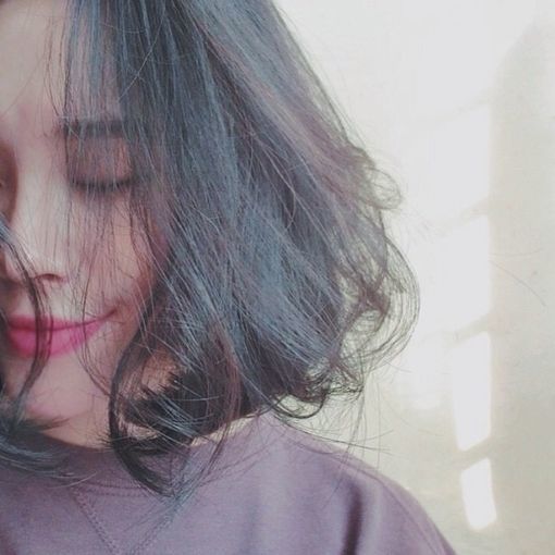 สีผมสั้นเบาๆ