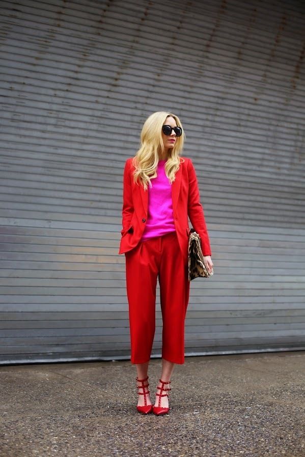 1470749879 4. pink and red outfit with valentino shoes