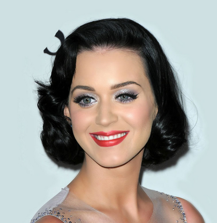 1471093220 katy perry picture with her short hairstyle 50s hairstyle