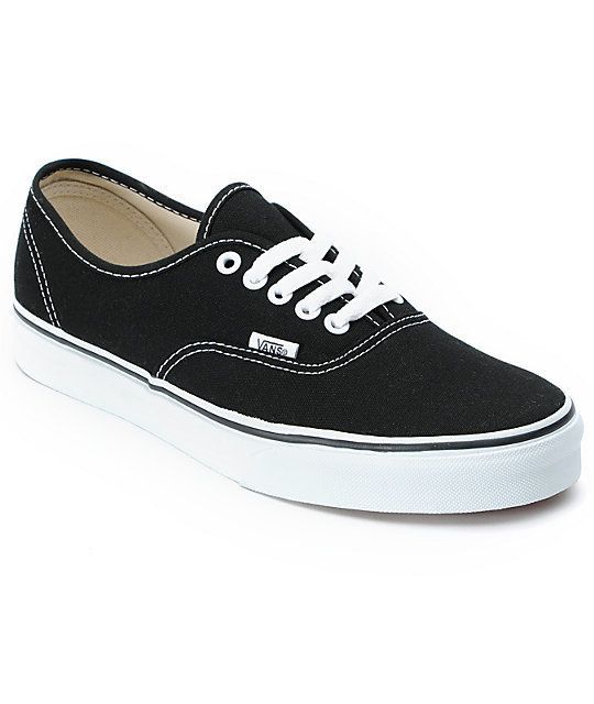 1471347761 vans authentic black and white skate shoes  mens   108346
