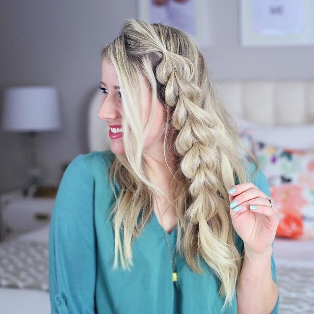 1471360535 6 long hairstyle with a side pull through braid