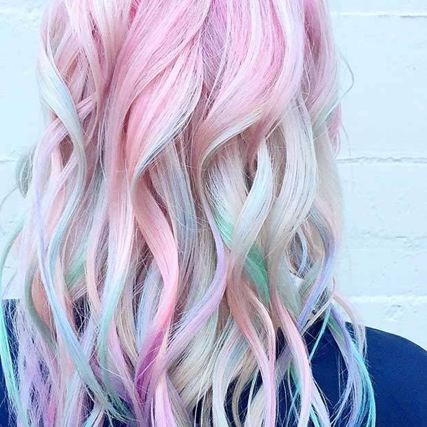 1471894730 14 rainbow pastel hair color for blondes